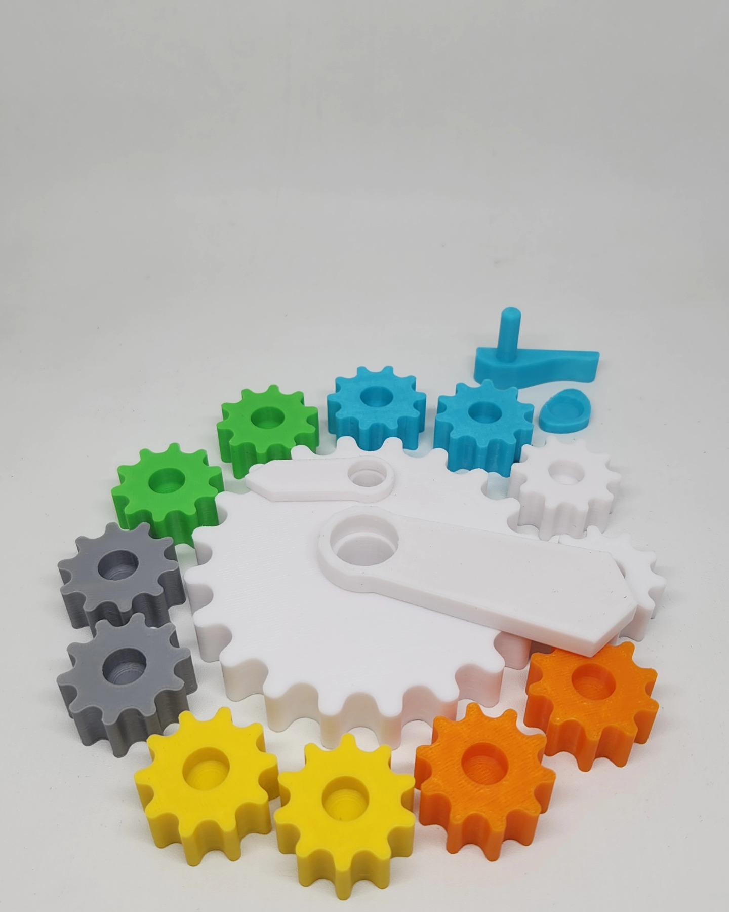 Gear clock